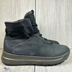ECCO Solice Gore-Tex Yak Leather Waterproof Lace Up Ankle Boots Womens Size 8